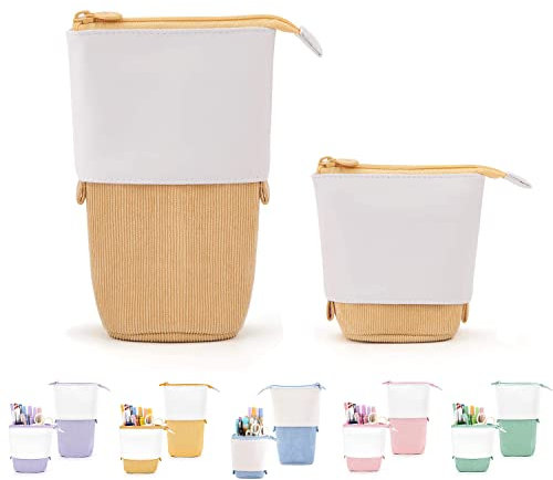 NEWUPZSI Étui à Crayons Fille pour Filles Porte Crayon Enfant Cadeau Noël ado garçon Fille Télescopique,Trousse à Crayons en Toile pour Filles Etudiants et Fournitures de Burea