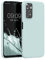 kwmobile Hülle kompatibel mit Xiaomi Redmi Note 11 / Note 11S Hülle - weiches TPU Silikon Case - Cover geeignet für kabelloses Laden - Cool Mint