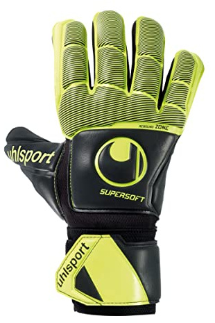 uhlsport Supersoft HN Flex Frame Torwarthandschuhe schwarzgelb, 8 Herren