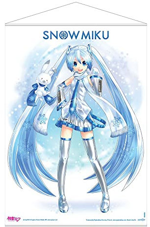 POPbuddies Hatsune Miku Wallscroll Snow Miku 50 x 70 cm