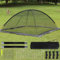 Mxmoonant Teichabdeckung, 3 x 3 m, Teichnetz, Gartenabdeckung, Abdeckhaube für den Außenbereich, Teich, Pool, Garten, Blätter mit 16 Heringen, 4 Windseilen, 2 Fiberglasstangen