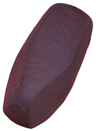 MOCNT Motorrad Sitzbankbezug rutschfest Motorrad Sitzabdeckung Wasserdicht Motorrad Sitzbezug Sitzbankabdeckung Sitzbezüge Kissenbezug Sitzbank 3D Atmungsaktiv Rot XXXL