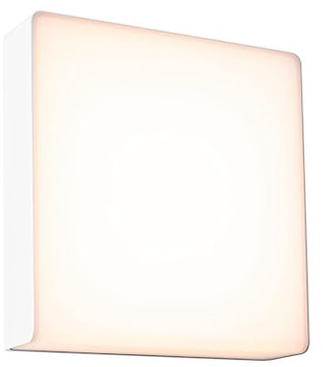Paulmann 94841 LED Außenwandleuchte Azalena Bewegungsmelder mit Hochfrequenz-Sensor IP44 250x97mm 3000K 8,5W 700lm 230V Weiß Außenleuchte