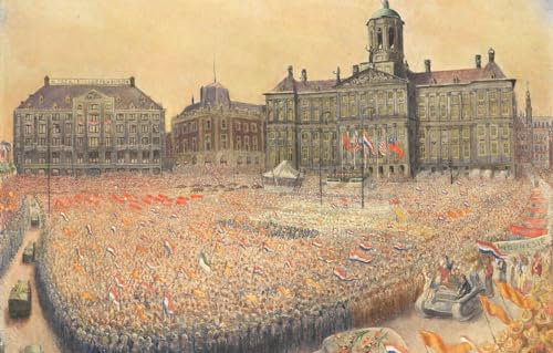 1000 Piece Wooden Jigsaw Puzzle, Victory Celebration At Amsterdam Dam Square Puzzle Unique Birthday And Xmas Gifts 75X50Cm