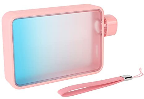 Bottiglia d'acqua Piatta, Borraccia da Viaggio Borraccia da Viaggio A5 Borraccia Quadrata Sottile Borraccia Portatile da 10 Once per Campeggio all'aperto Palestra Fitness (#2)