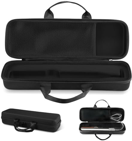 Bolsa de Viaje para Plancha de Pelo Dyson Airstrait HT01, impermeable de PU, bolsa de transporte para alisador, bolsa de viaje para secador de pelo, bolsa de viaje para Dyson Airwrap styler