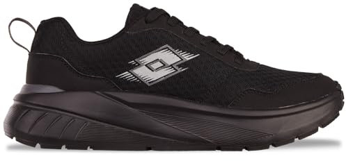 Lotto Unisex DYNATIV OC Sneaker, Black/DK.Grey, 39 EU