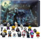 Halloween Adventskalender 2024, Halloween Countdown Kalender 24 Geschenke, Halloween Horror Figuren Adventskalender (C (Horizontal Box))