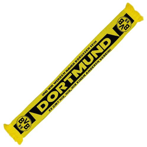 Borussia Dortmund Schal - Wir Werden Immer Borussen Sein - Fanschal BVB 09
