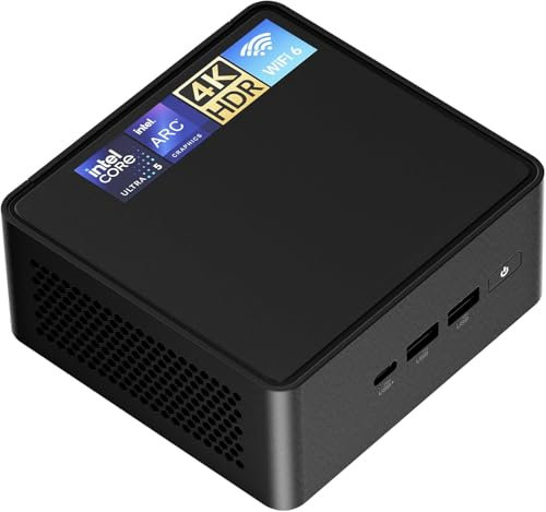 ASUS NUC 14 Pro AI Mini PC, Ultra 5 125H (14C/18T, Up to 4.5GHz) Desktop Computer, 32GB DDR5 5600MHz Ram & 512GB PCIe 4.0 SSD, Intel Arc Gpu, AI GC, AI Boost, AI Ready, BT5.3/WiFi 6E/8K UHD/Win 11 Pro