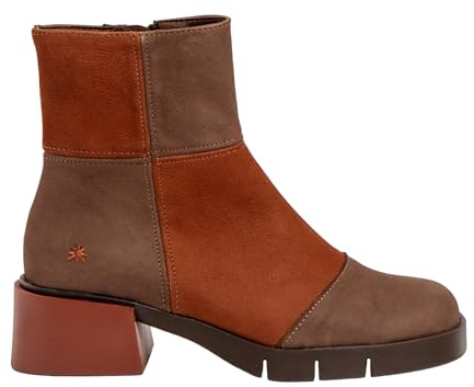 Art 1285 Warschau Damenstiefel, Braun, Leder, Größe 37, Braunes Leder, 37 EU