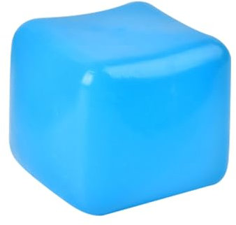 BOSSETY Stressbälle Squeeze Cube ,Hochdichtes Gel-Eiswürfel-Spielzeug zum Stressabbau Antistressbälle für Kinder Erwachsene, Squeeze Spielzeug Squishies Ball, Ice Cube Fidget Toy 1pc (Blau)