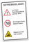 Finest Folia Betriebsgelände Hinweisschild 20x30cm Alu Verbundplatte Hinweise für Firmengelände Schild für Zaun Tor Tür Pfosten wetterfest robustes Aluminium Warnschild