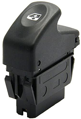 Partsline Bouton de lève-vitre électrique avant gauche (côté conducteur) compatible avec Clio II, Kangoo, Scénic I, Twingo I - 6001546147 7700307605