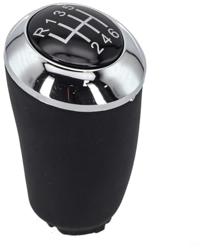 FACAIIO 56 Gang Schaltknauf für Mazda 3 BL 5 für CR CW 6 II für GH CX7 ER Ergonomisches Design für Fahrkomfort (6 Gänge)