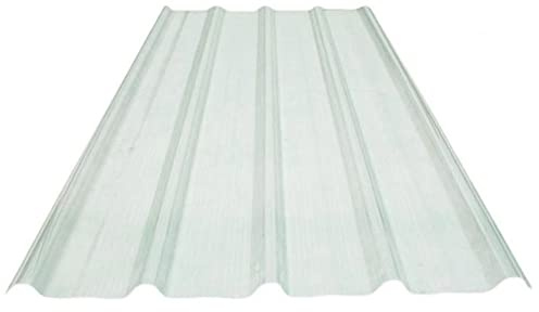 Sxlawesom Polycarbonat-Platten Polycarbonat-Gewächshaus-Dachpaneele Wasserdicht und flammhemmend Klare Kunststoffdächer für Gewächshäuser als Ersatz(84x110cm)