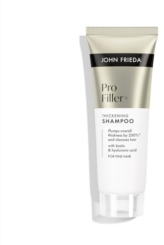 John Frieda PROfiller+ Thickening Shampoo 75ml Travel Size | Volume Support, Fuller-Looking Finish, Hair Care