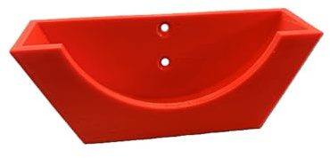 Wall Mount Bracket for Milwaukee M18 4.5 Angle Grinder, Red & Black Secure Storage Holder (Screws Not Include) (Red)