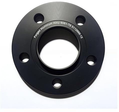 Spurverbreiterungen 2 Stück Convert Spurverbreiterungen PCD 5x112 | Auto 57,1 bis 66,6 mm für VW für Ford für Skoda Dick(10mm)