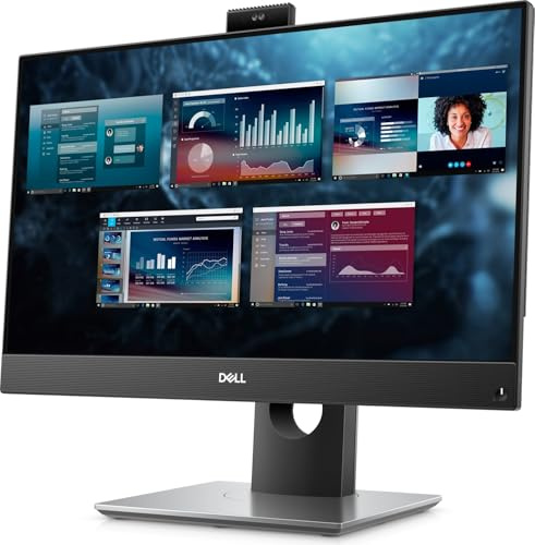 Dell OptiPlex 5490 - Computer desktop tutto in uno, con schermo da 23,8, Intel Core i7-10700T, 16 GB di RAM, SSD da 512 GB, tastiera QWERTY americana, Wi-FI, Bluetooth, Windows 11 Pro (ricondizionato