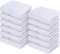 Utopia Towels - 12er Pack Seiftücher mit Aufhängeschlaufen 30x30 cm, aus 100% Baumwolle weiche und saugfähige Waschlappen für die Gesichtsreinigung (Weiß)