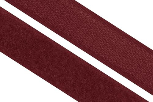 dalipo 17003 - Klettband zum annähen, 20mm, bordeaux