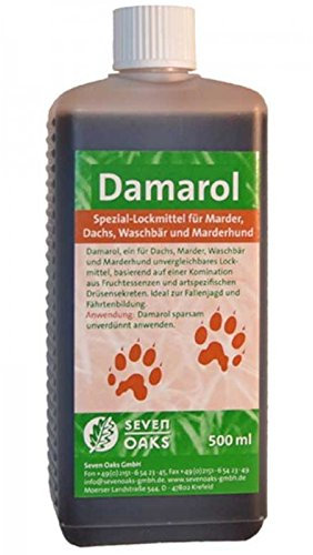 Lockmittel 0,5 Liter für Marder Dachs Waschbär Raubwild Wild Lockstoff Kirren