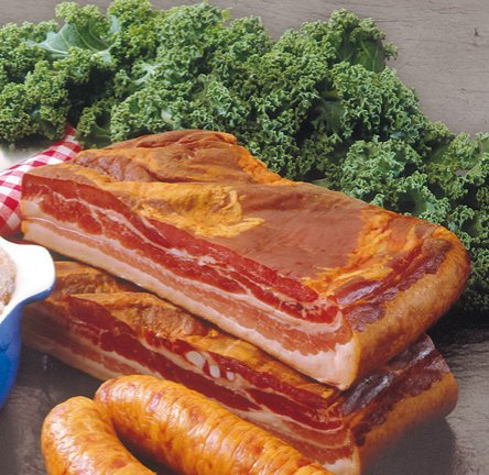 Geräucherter Bauchspeck | Ca. 500g Stück | Perfekt für Grünkohl und herzhafte Gerichte | Authentischer Geschmack für Genussliebhaber