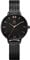 SHENGKE Semplicità Creativa Orologio da Polso per Donne - Vera Pelle Elegante (K0039-black-mesh band)