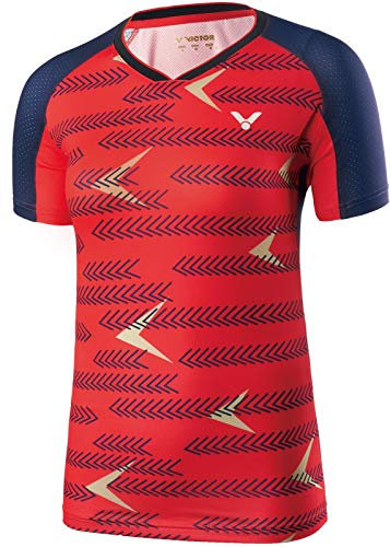 VICTOR Badmintonshirt International Female red 6649 - XS