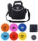 CROWN ME Disc Golf Set mit 6 Scheiben und Mini Disc und Starter Disc Golf Bag