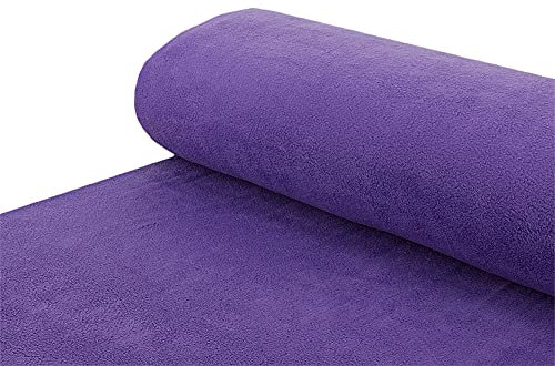 Polar Fleece Stoff Antipilling einfarbig violett - Meterware ab 25 cm x 150 cm - Stoff zum Nähen