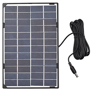 Irishom Solarpanel für Outdoor Überwachungskamera 6W 12V Solarzelle Polykristalline Silizium Solarmodul für Straßenlaterne Gartenlampe