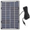 Irishom Solarpanel für Outdoor Überwachungskamera 6W 12V Solarzelle Polykristalline Silizium Solarmodul für Straßenlaterne Gartenlampe