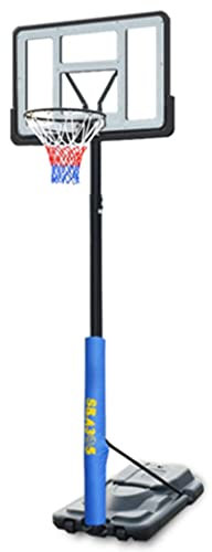Basketballkörbe Kinder Tragbarer Indoor-Outdoor-Basketballkorb, Höhenverstellbar 245cm-305cm, Fahrbare Mobile Basketballgeräte Für Erwachsene Und Jugendliche