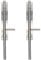 YARNOW Outdoor Flooring 2pcs Farm Bolt Drop Ground Stainless Door Sliding Duty Fence Foot Window for Home Steel Lengthen Rod Extension Portable Gate Stainless Steel Bolts