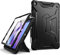 SURITCH Hülle für iPad 10,2 Hülle (iPad 9./8./7.Generation) [Eingebaute Displayschutzfolie] [Stiftehalter] Stoßfeste, robuste Schutzhülle und sturzsicherer Ständer für iPad 10,2 Zoll –Schwarz