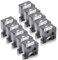 10x XemaX Schriftbänder Kompatibel für Dyno Etikettenband 12mm x 7m D1 45013 A45013 S0720530 für Dyno Beschriftungsgerät Dyno Label Manager 160 280 210D 360D 420P Label Point 100 200, Schwarz auf Weiß