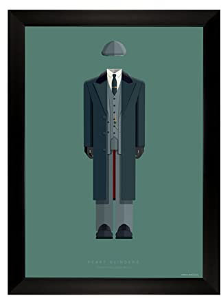 Gifts Direct 2 U Peaky Blinders Fred Birchal Kunstdruck Kunstwerk schwarz gerahmtes Wandbild TV Poster