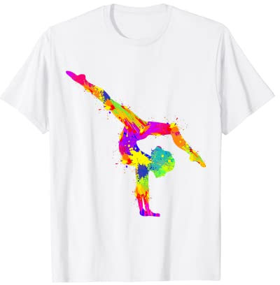 Turnerin Turnen Gymnastik Damen Mädchen Kinder T-Shirt