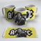 newseny Tazza ACDC per appassionati di musica rock. Collezione tazza gruppo rock AC/DC. Ceramica 350 ml (ACDC GIALLO)