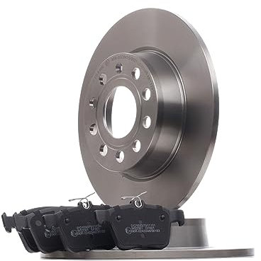 STARK Bremsenset Hinten Bremsscheiben Beläge Satz kompatibel mit VW Golf V (1K1),VII, Audi A3 (8V1, 8VK, 8P1, 8V7, 8VE, 8VM, 8VS) TT, Fiat Ducato, Mini F55, Seat Ateca, Leon, Diameter - 272mm