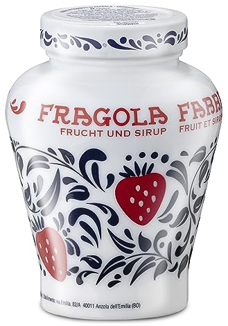 Food-United FRAGOLA 600g Opaline | FABBRI 1905 | in Sirup | Halb-Kandiert | Erdbeeren aus Italien | fabbri strawberries in syrop | für Topping Pavlova Dessert Cocktail Drinks Torten Joghurt (1)