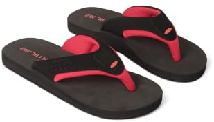 Animal Jekyl Kids Flip-Flops - Slip-on & Lightweight Footwear with Soft Padded Straps for Boys & Girls - Best for Spring, Summer, Beach & Outdoors Jet Black 12