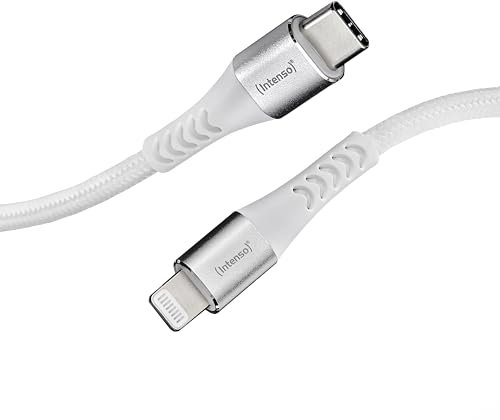 Intenso C315L USB-C auf Lightning Kabel, 60W Schnellladen, 1,5 m, für iPhone, Samsung Galaxy, Macbook, Laptop, iPad, weiß