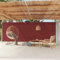 AUVYI Seitenmarkise aus Stoff (100% Polyester) mit PU-Beschichtung 200x600 cm Rot Seitenmarkise Terrasse Seitenmarkisen Zum Ausziehen Seitenmarkise Garten Windschutz Fuer Balkon Sichtschutz