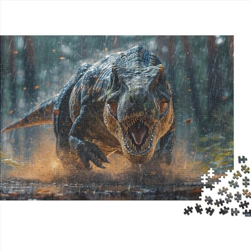 Dinosaurier Puzzle 1000 Teile Erwachsene Geburtstag Geschicklichkeitsspiel Für Die Ganze Familie Lernspiel Wohnkultur Stress Relief 1000pcs (75x50cm)