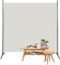 Yakimz Paravent 1 Teilig Raumteiler Freistehend Sichtschutzwand Raumteiler Stellwand Trennwand Sichtschutz für Büros, Balkon,Schlafzimmer,Außengarten 180cm x 180cm|Beige