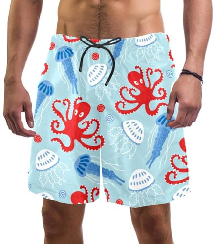 ALTQPG Short De Bain Homme Coquille De Maillot De Bain Séchage Rapida Swim Shorts Pantalon Court De Plage
