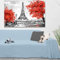 Byour3 - Sofaüberwurf 3 4 2 Sitzer Dicke Baumwolle Gemischter Sofa Cover Mehrzweck Sofabezug Auch Für Ecksofa L U Form Sofa-Couch Abdeckung Alles Abwaschbar Beständig (Hellblau, 5 Sitzer)